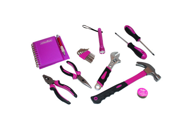 Tool bag "Pro" incl. tools Pink